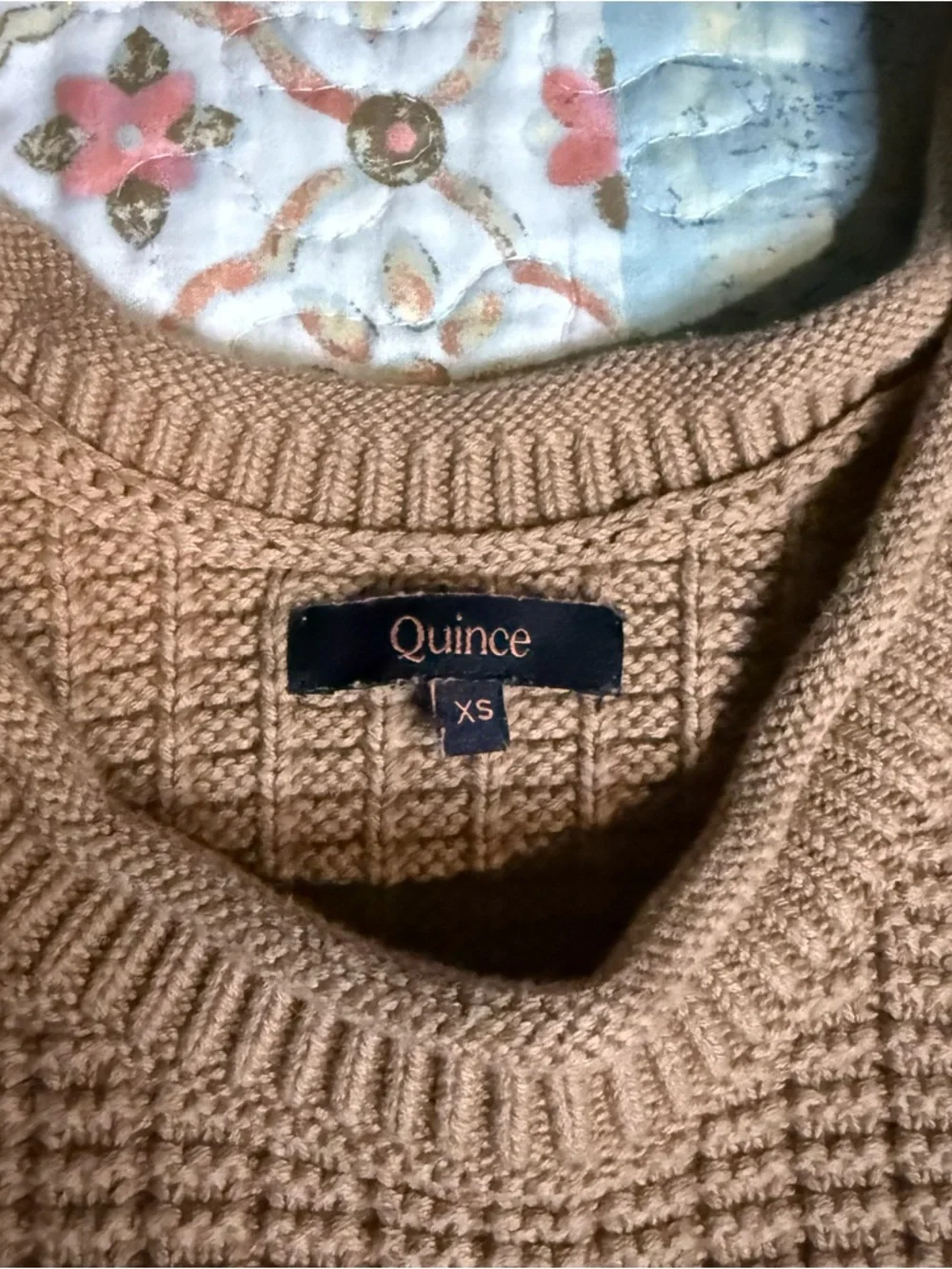 Quince 100% Organic Cotton Waffle Cropped Sweater Tank Coastal cropped Fit XS - Picture 11 of 13